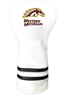 White Western Michigan Broncos Vintage Driver Golf Headcover