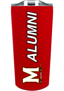Red Maryland Terrapins 18oz Soft Touch Alumni Stainless Steel Tumbler