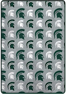 Michigan State Spartans Twin XL Plush 65 x 90 Fleece Blanket - Green
