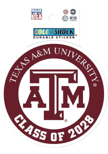 TAM MAROON Class of 2028 Durable STCKR