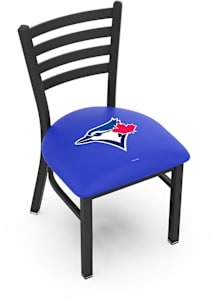 Toronto Blue Jays Stationary Black Wrinkle Finish Pub Stool - Black