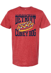 Summit Sportswear Detroit Red Coney Dog Short Sleeve Fashion T Shirt