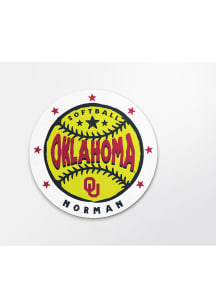 Oklahoma Sooners Softball Stickers