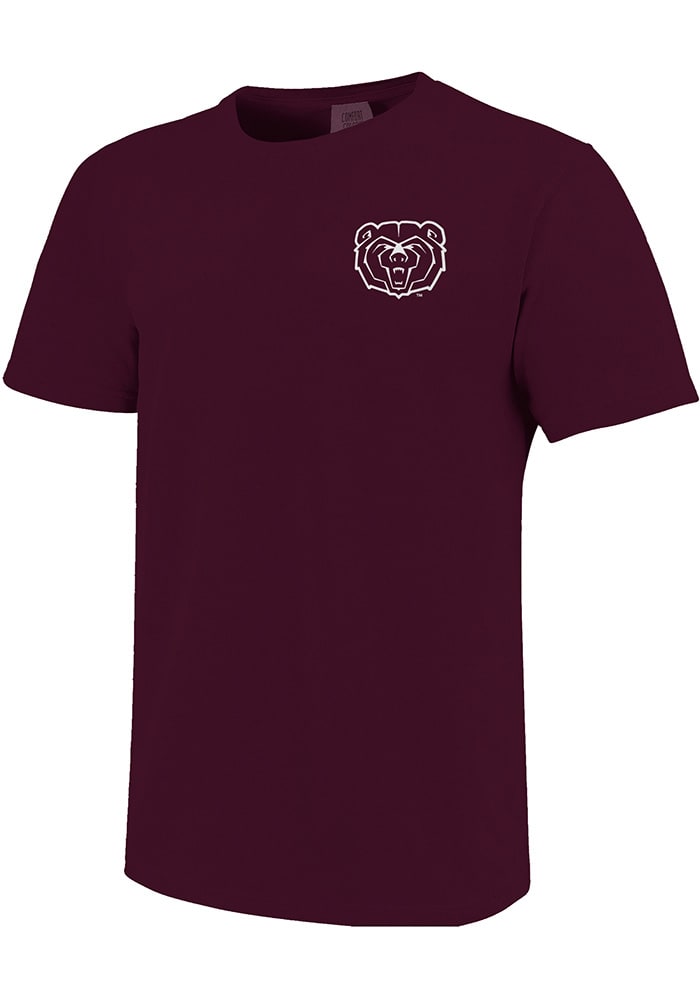 Missouri State Bears Womens Maroon Circle Stamp Alumni Short Sleeve T-Shirt