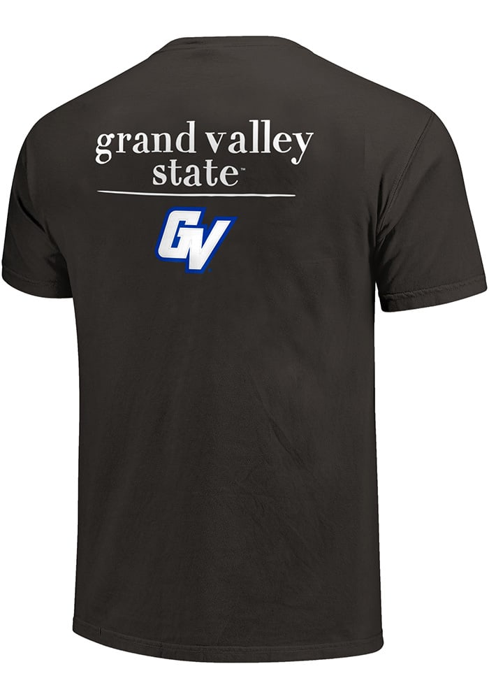 Grand Valley State Lakers Womens Grey Comfort Colors Crew Neck Short Sleeve T-Shirt