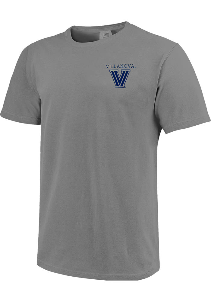 Villanova Wildcats Grey Comfort Colors Short Sleeve T Shirt