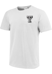 Texas Tech Red Raiders White Comfort Colors Short Sleeve T Shirt