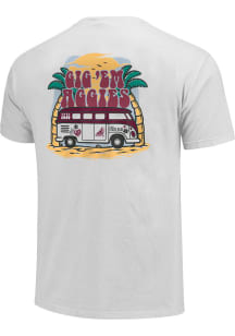 Texas A&amp;M Aggies Womens White Beach Vibes Short Sleeve T-Shirt