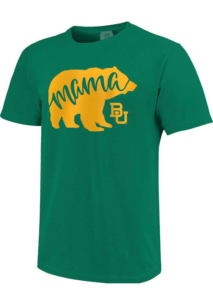 Baylor Bears Womens Green Mama Bear Short Sleeve T-Shirt