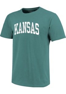 Kansas Jayhawks Teal Classic Short Sleeve T Shirt