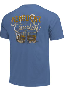 Kentucky Blue Whiskey Glasses Short Sleeve T Shirt
