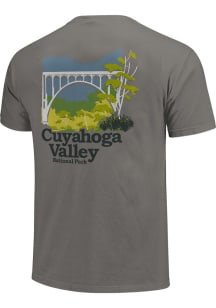 Cleveland Grey Cuyahoga Bridge Short Sleeve T Shirt