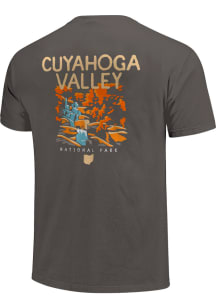 Cleveland Grey Cuyahoga Waterfall Short Sleeve T Shirt