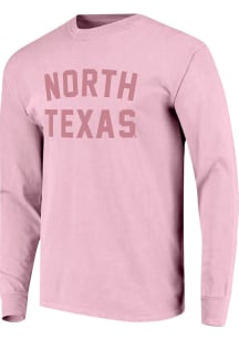 North Texas Mean Green Womens Pink Classic Crew Sweatshirt