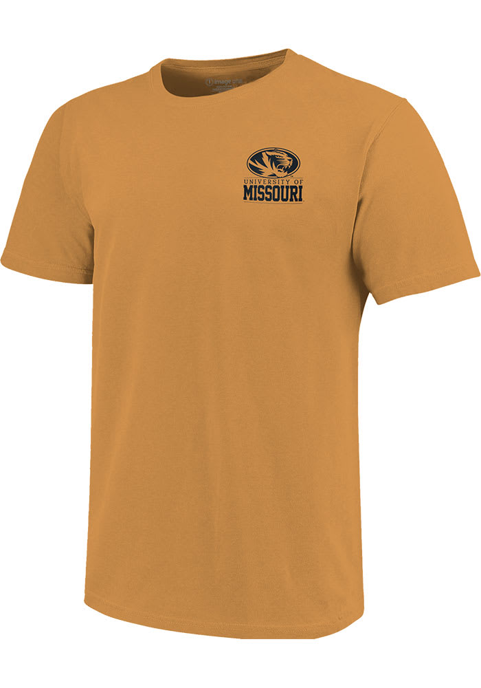 Missouri Tigers Gold Comfort Colors Short Sleeve T Shirt