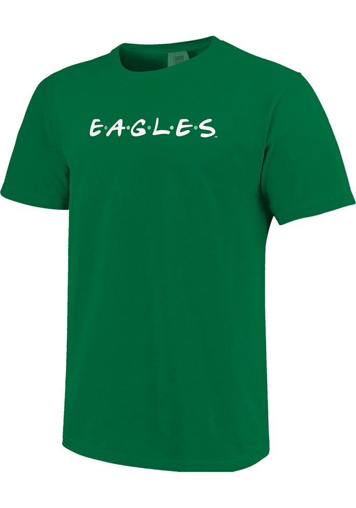 Eastern Michigan Eagles Womens Green Wordmark Dots Short Sleeve T-Shirt