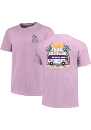 TCU Horned Frogs Womens Purple Beach Vibes Short Sleeve T-Shirt