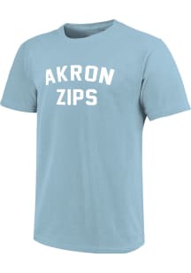 Akron Zips Light Blue Classic Short Sleeve T Shirt