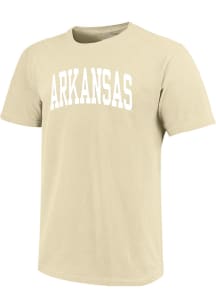 Arkansas Razorbacks Yellow Classic Short Sleeve T Shirt