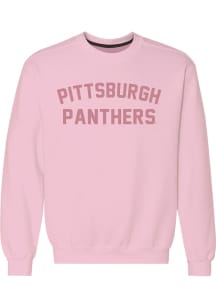 Pitt Panthers Womens Pink Classic Crew Sweatshirt