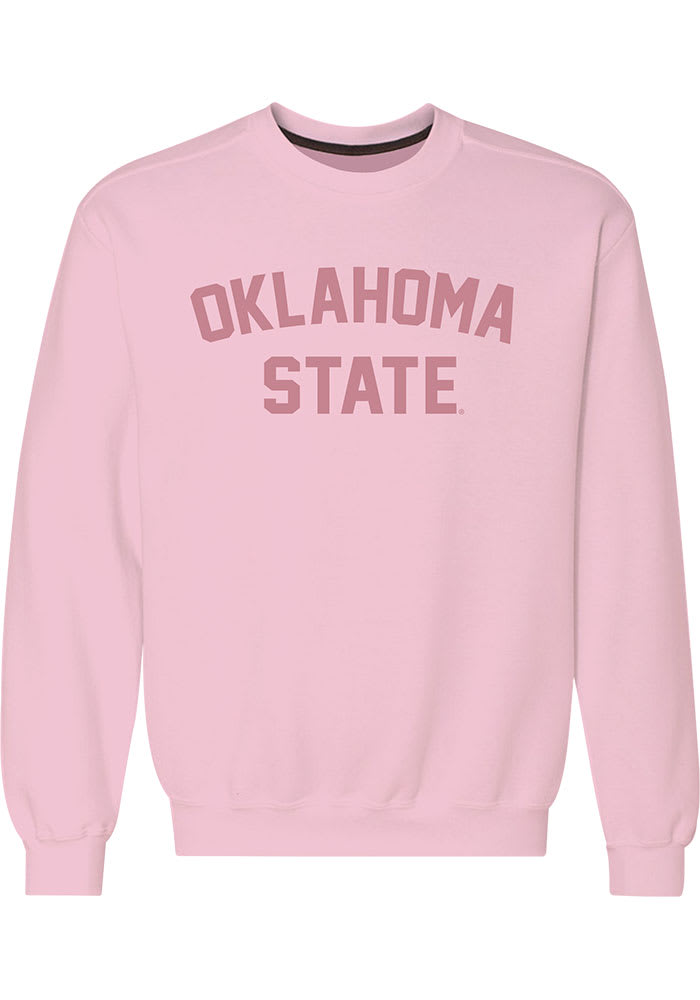 Oklahoma State Cowboys Womens Pink Classic Crew Sweatshirt