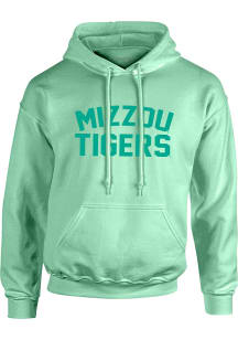 Missouri Tigers Womens Green Classic Hooded Sweatshirt