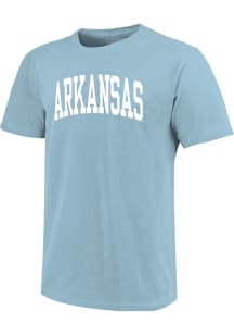 Arkansas Razorbacks Light Blue Classic Short Sleeve T Shirt