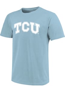 TCU Horned Frogs Light Blue Classic Short Sleeve T Shirt