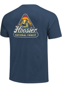 Bloomington Navy Blue Hoosier National Forest Short Sleeve T Shirt