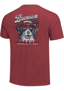 Branson Crimson Dog Sunglasses Short Sleeve T Shirt
