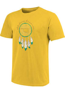 Oklahoma Yellow State Dream Catcher Short Sleeve Fashion T Shirt