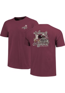 Texas A&amp;M Aggies Womens Maroon Campus Short Sleeve T-Shirt