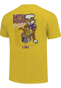 LSU Tigers Gold Gumbo Short Sleeve Fashion T Shirt