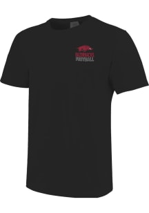 Arkansas Razorbacks Black Football Stadium Short Sleeve T Shirt