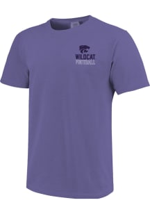 K-State Wildcats Lavender Football Stadium Short Sleeve T Shirt