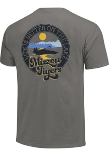 Missouri Tigers Grey Comfort Colors Lake Life Short Sleeve T Shirt