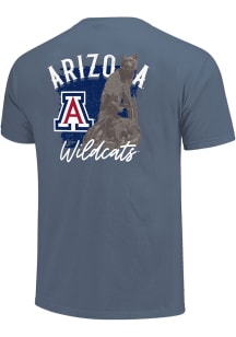 Arizona Wildcats Navy Blue Campus Statue Rustic Comfort Colors Short Sleeve T Shirt