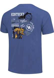 Kentucky Wildcats Womens Blue Through the Years Short Sleeve T-Shirt