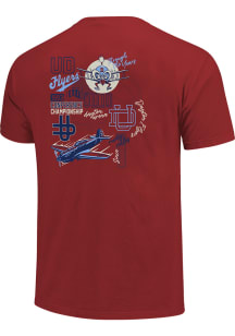 Dayton Flyers Womens Red Through the Years Short Sleeve T-Shirt