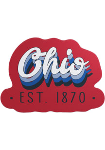 Ohio 70S STACKED SCRIPT Stickers