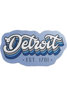 Detroit 70S STACKED SCRIPT Stickers