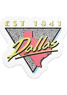 Dallas Ft Worth 90s Pastel Stickers
