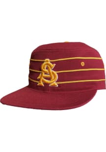 Arizona State Sun Devils Retro Pillbox Adjustable Hat - Maroon