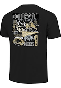 Colorado Buffaloes Womens Black Through the Years Short Sleeve T-Shirt
