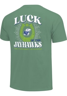 Kansas Jayhawks Kelly Green Luck of the Team Short Sleeve T Shirt
