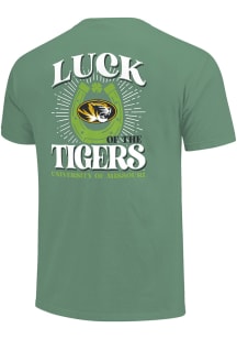 Missouri Tigers Kelly Green Luck of the Team Short Sleeve T Shirt