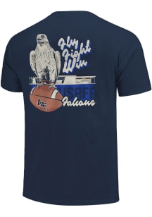 Air Force Falcons Blue Live Mascot Short Sleeve T Shirt