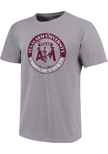 Texas A&amp;M Aggies Grey Corps of Cadet Circle Short Sleeve T Shirt