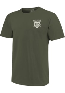 Texas A&amp;M Aggies Green Outdoor Frame Short Sleeve T Shirt