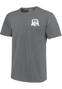 Texas A&amp;M Aggies Grey Corps of Cadet Band Badges Short Sleeve T Shirt